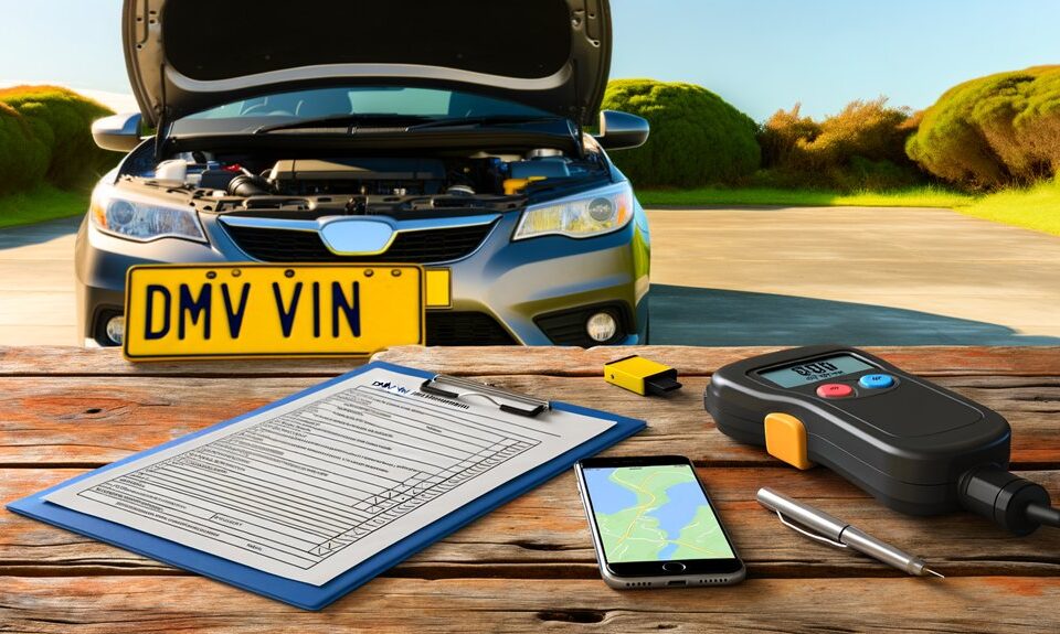 california dmv vin inspection requirements