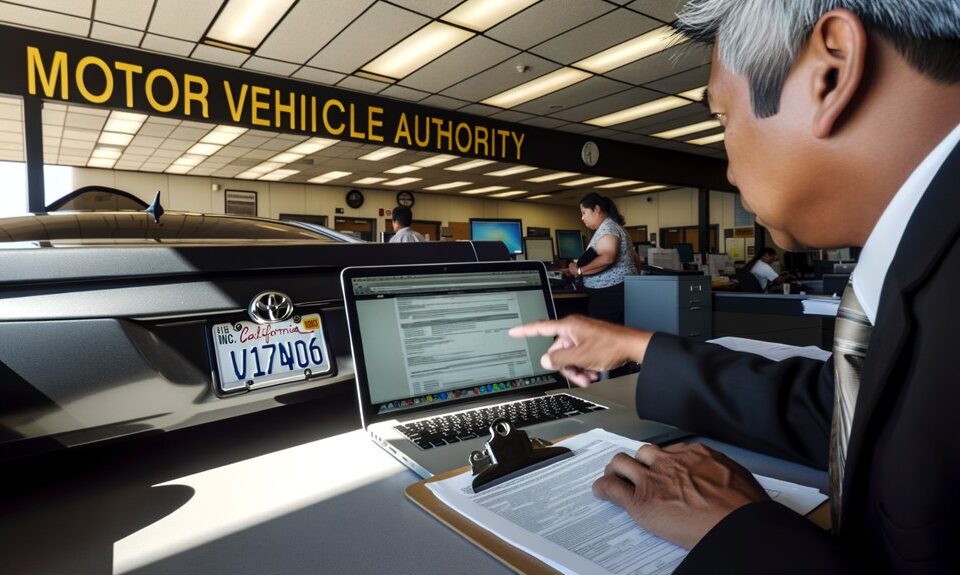 california dmv vin tips