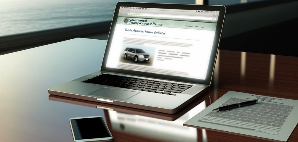 submit vin verification online