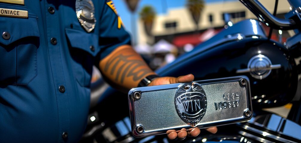 verify motorcycle vin riverside