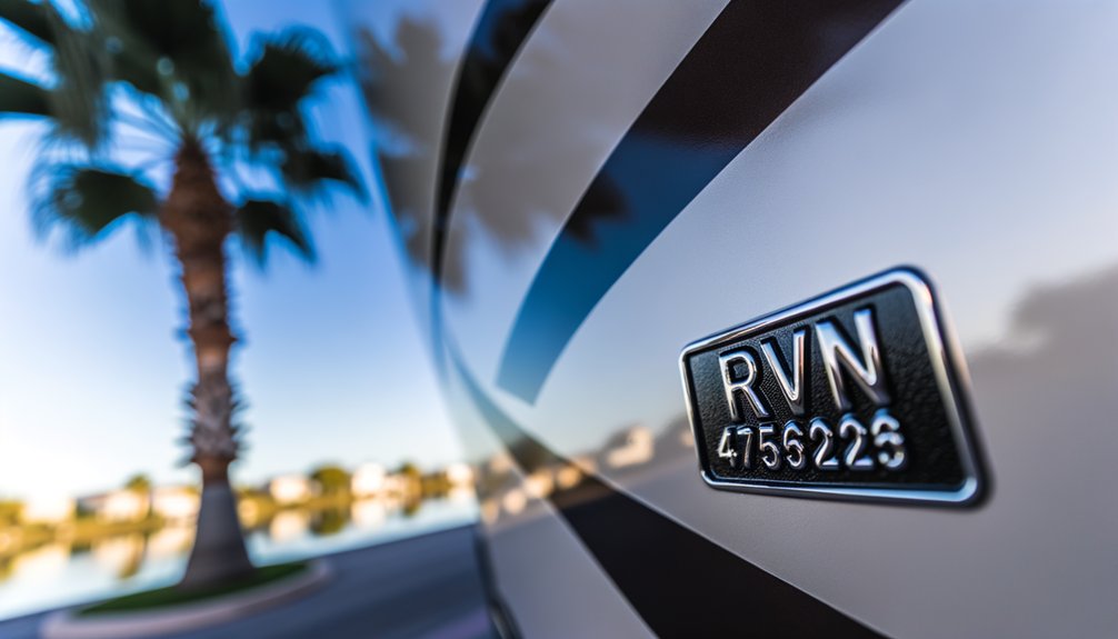 vin importance for rvs